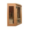 Eck-Infrarotsauna aus Holz für Zuhause 3/4 Personen Apollon 3C Angebot