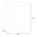 Eck-Infrarotsauna aus Holz für Zuhause 3/4 Personen Apollon 3C Kosten