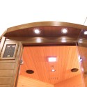 Infrarot-Ecksauna Finnisch 3 Personen für Zuhause Dual Healthy Spectra 4 Sales