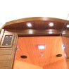 Infrarot-Ecksauna Finnisch 3 Personen für Zuhause Dual Healthy Spectra 4 Sales