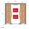 Infrarot-Sauna aus Holz für 4 Personen, finnisch, Heimgebrauch Dual Healthy Spectra 5 Eigenschaften