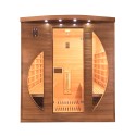 Infrarot-Sauna aus Holz für 4 Personen, finnisch, Heimgebrauch Dual Healthy Spectra 5 Angebot