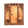 Infrarot-Sauna aus Holz für 4 Personen, finnisch, Heimgebrauch Dual Healthy Spectra 5 Angebot