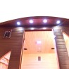 Infrarot-Sauna aus Holz für 4 Personen, finnisch, Heimgebrauch Dual Healthy Spectra 5 Auswahl