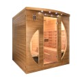 Infrarot-Sauna aus Holz für 4 Personen, finnisch, Heimgebrauch Dual Healthy Spectra 5 Aktion