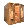 Infrarot-Sauna aus Holz für 4 Personen, finnisch, Heimgebrauch Dual Healthy Spectra 5 Aktion