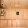 Finnische Sauna für 2 Personen Holz für Zuhause Elektroofen 4,5 kW Zen 2 Rabatte