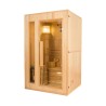 Heimsauna Finnisch aus Holz für 2 Personen mit Elektroofen 4,5 kW Zen 2 Angebot