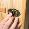 Heimsauna Finnisch aus Holz für 2 Personen mit Elektroofen 4,5 kW Zen 2 Sales