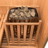 Ecksauna aus Holz für 3 Personen mit Elektroofen Zen 3C Katalog