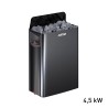 Heimsauna Finnisch 3-Personen Eckmodell mit Elektroofen 4,5 kW Zen 3C Lagerbestand