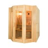 Traditionelle finnische Haussauna 4 Plätze in Holz Zen Elektroofen 4 Verkauf