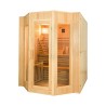 Traditionelle finnische Heimsauna 4 Personen aus Holz mit Elektroheizung Zen 4 Verkauf