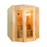 Traditionelle finnische Heimsauna 4 Personen aus Holz mit Elektroheizung Zen 4 Angebot