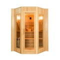 Traditionelle finnische Heimsauna 4 Personen aus Holz mit Elektroheizung Zen 4 Aktion