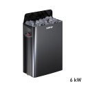 Finnische Heimsauna für 4 Personen aus Holz mit 6 kW Elektroofen Zen 4 Katalog