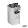 Finnische Heimsauna aus Holz, 3 Plätze, 3,5 kW Ofen Sense 3 Katalog