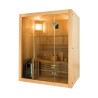 Finnische Holzhaussauna für 3 Personen mit 4,5 kW Heizung Sense 3 Angebot
