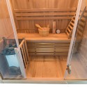 Finnische Holzhaussauna für 3 Personen mit 4,5 kW Heizung Sense 3 Sales