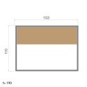 Finnische Holzhaussauna für 3 Personen mit 4,5 kW Heizung Sense 3 Lagerbestand