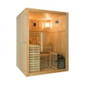 Finnische Holzsauna für 4 Personen, 4,5 kW Ofen Sense 4, für Zuhause Aktion