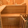 Finnische Holzsauna für 4 Personen, 4,5 kW Ofen Sense 4, für Zuhause Katalog