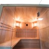 Finnische Holzsauna für 4 Personen, 4,5 kW Ofen Sense 4, für Zuhause Auswahl