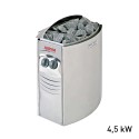 Finnische Holzsauna für 4 Personen, 4,5 kW Ofen Sense 4, für Zuhause Eigenschaften