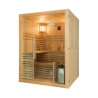 Finnische Heimsauna für 4 Personen aus Holz mit 6 kW Ofen Sense 4 Angebot