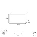 Unsichtbarer Wandtresor mit elektronischer Kombination, Tiefe 15 cm Block X2 Sales