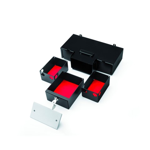 Versteckter Wandtresor mit 3 Sicherheitsschubladen Secret L Aktion
