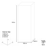 Panzerschrank für Gewehre, 5 Plätze, elektronische Kombination, Shield Plus Lagerbestand