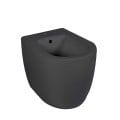 Schwarzes Standbidet wandnah modern Badezimmer Sanitär Strong Aktion