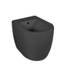 Schwarzes Standbidet wandnah modern Badezimmer Sanitär Strong Aktion