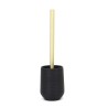 Schwarz Badezimmer Zubehör Set Seifenschale Zahnbürstenhalter WC-Bürste Ebony Lagerbestand