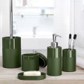 Badezimmer-Zubehörset Seifenspender Zahnputzbecher Toilettenbürstenhalter Olivia Aktion