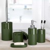 Badezimmer-Zubehörset Seifenspender Zahnputzbecher Toilettenbürstenhalter Olivia Aktion