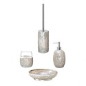 Badezimmer-Set mit Zahnbürstenhalter, Seifenspender und Toilettenbürste Dora Aktion