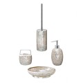 Badezimmer-Set mit Zahnbürstenhalter, Seifenspender und Toilettenbürste Dora Aktion