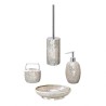 Badezimmer-Set mit Zahnbürstenhalter, Seifenspender und Toilettenbürste Dora Aktion