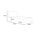 Französisches Design Bettgestell mit Bettkasten 120x200 Sunny P1 