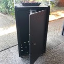 Gasbetriebene Gartenfeuerschale für Außenkamin Terrasse Bar Restaurant Etna Maße