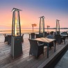 Gas-Pyramidenheizstrahler für Außenbereiche, ideal für Bars und Restaurants - Falò Evo 