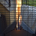 Gas-Pyramidenheizstrahler für Außenbereiche, ideal für Bars und Restaurants - Falò Evo 