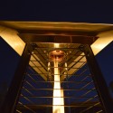 Gas-Pyramidenheizstrahler für Außenbereiche, ideal für Bars und Restaurants - Falò Evo 