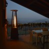 Gaspyramidenheizstrahler für den Außenbereich, Bar, Restaurant Falò Evo 