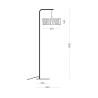 Moderne Stehlampe Design Lampenschirm Seil Macaron DF45 