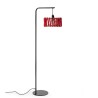 Stehlampe mit Stoffschirm und Seilbezug Design Macaron DF30 Maße