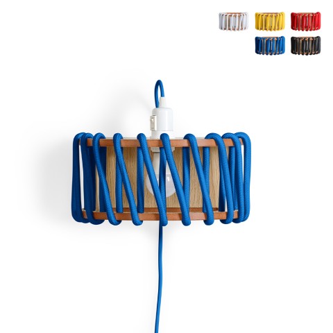 Macaron DW30 Stoff-Wandleuchte mit Seilschirm Aktion