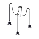 Moderner Pendelleuchter mit 3 Lichtern, Modell Hat Lamp Multiple 3 Aktion